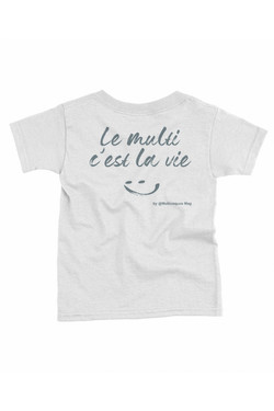 Child - T-Shirt - White - Grey